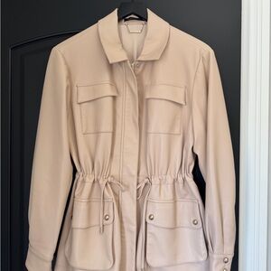 Elie Tahari Tan Utility Jacket